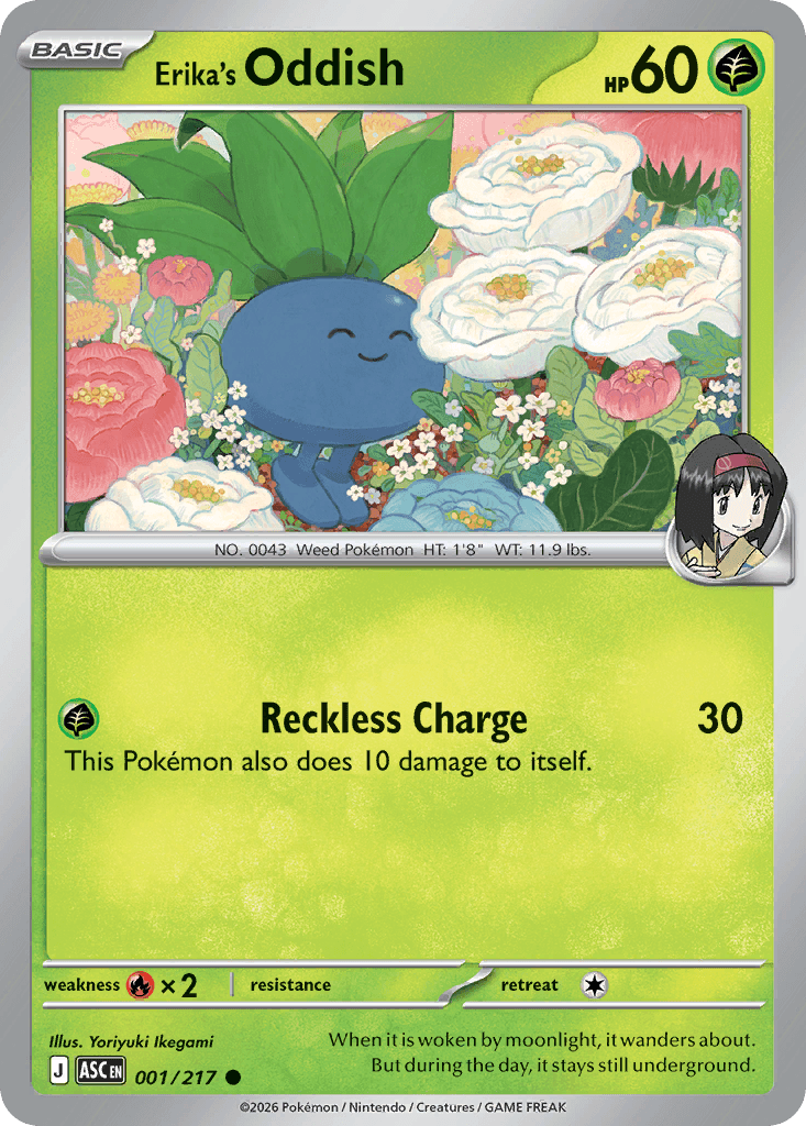 Erika's Oddish (Poke Ball) Ascended Heroes #1
