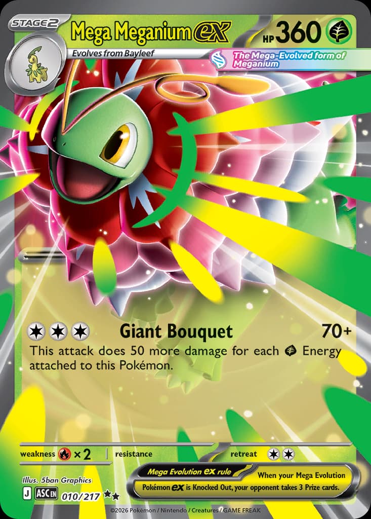 Mega Meganium ex Ascended Heroes #10