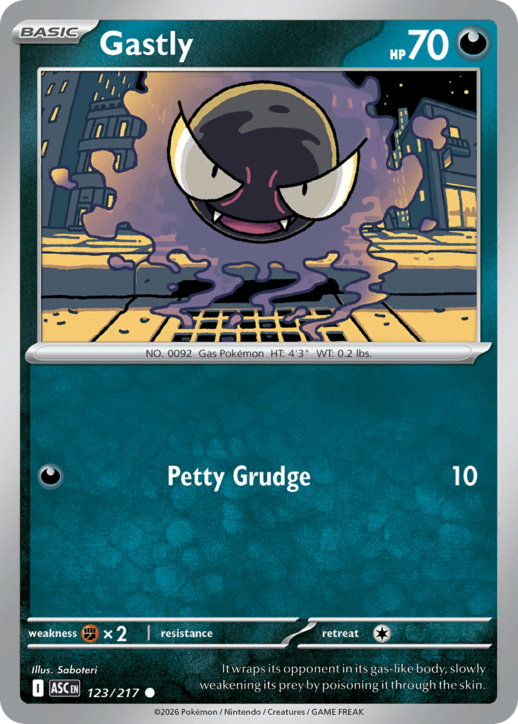 Gastly (Dusk Ball) Ascended Heroes #123