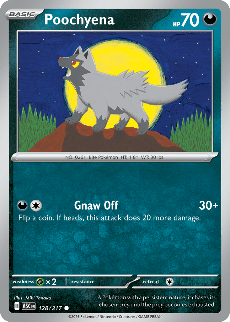 Poochyena (Dusk Ball) Ascended Heroes #128