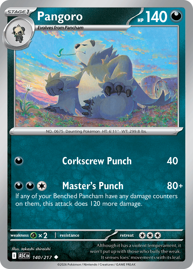 Pangoro (Energy Symbol Pattern) Ascended Heroes #140
