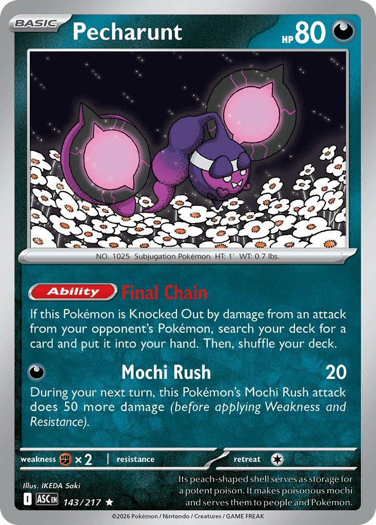 Pecharunt (Poke Ball) Ascended Heroes #143