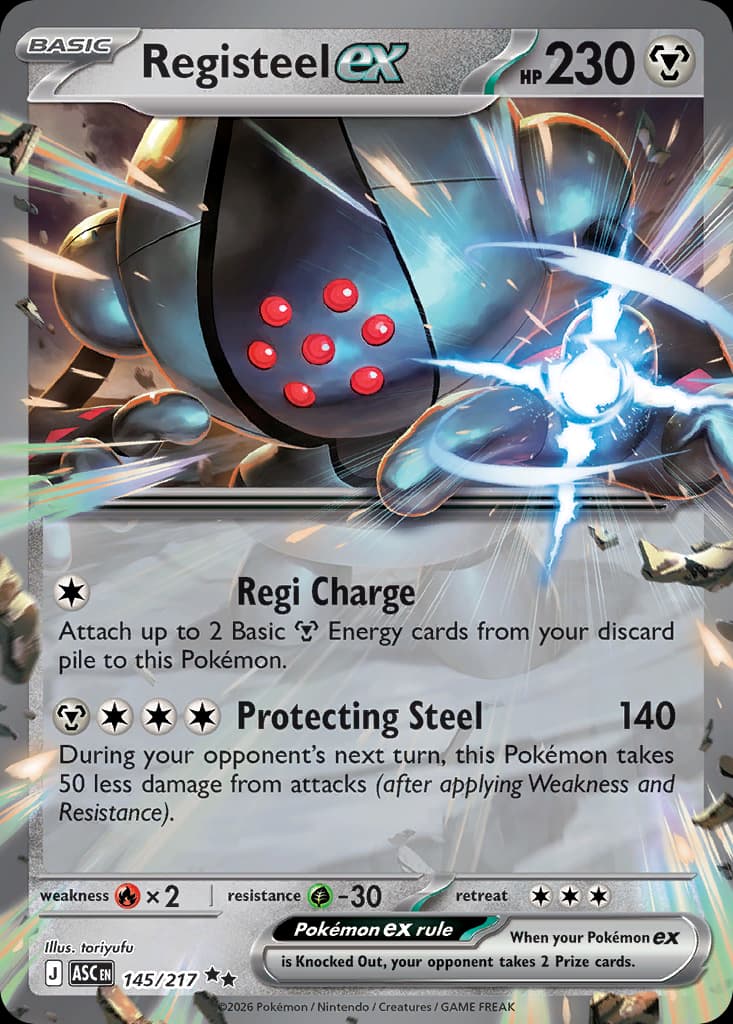 Registeel ex Ascended Heroes #145
