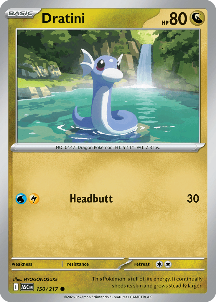 Dratini (Love Ball) Ascended Heroes #150