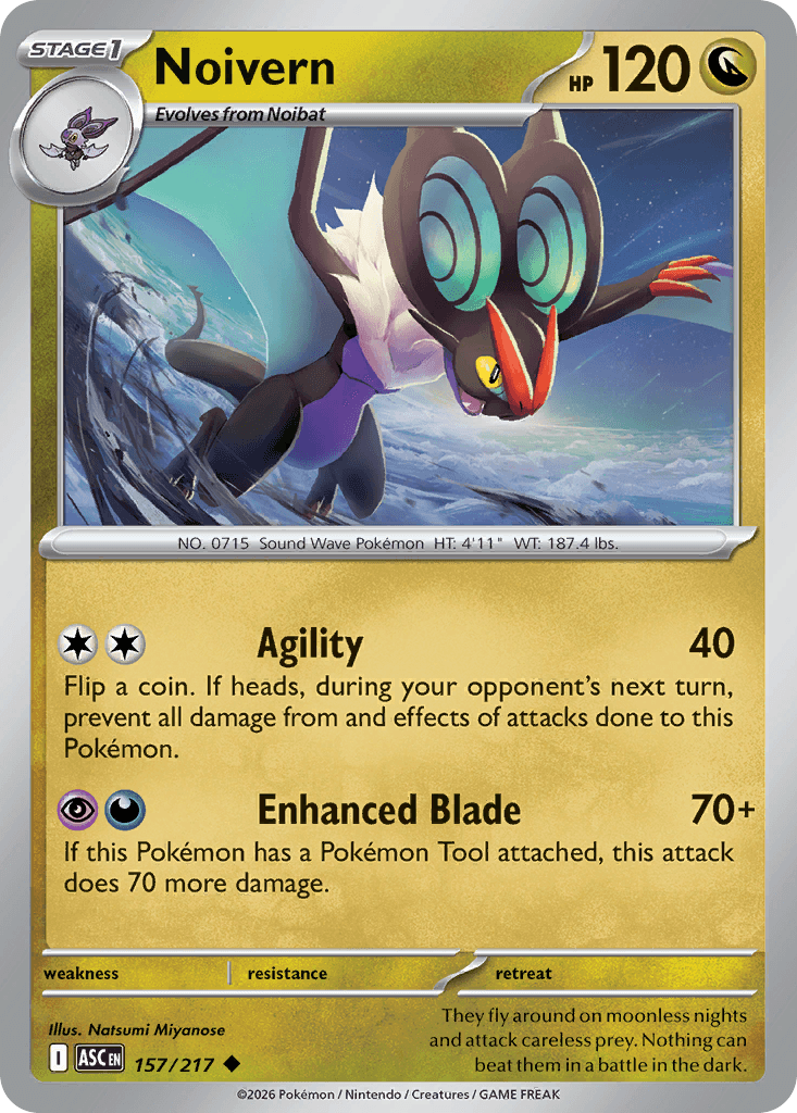 Noivern (Energy Symbol Pattern) Ascended Heroes #157