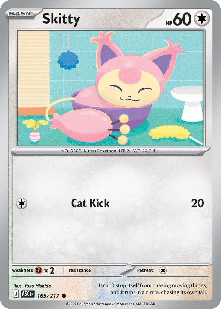 Skitty (Love Ball) Ascended Heroes #165