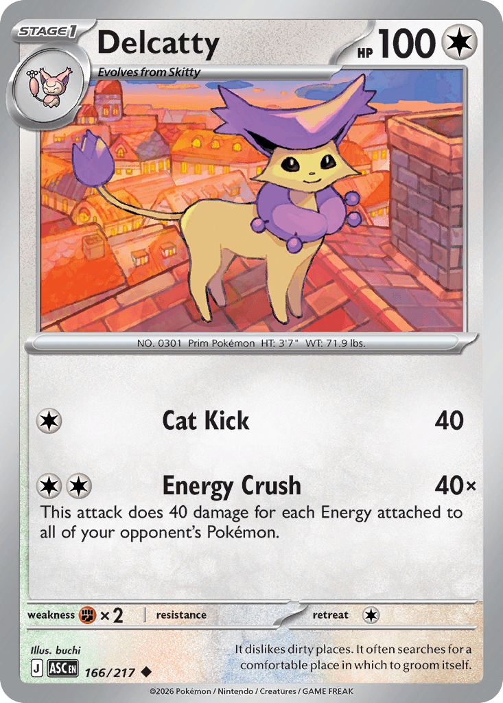Delcatty (Love Ball) Ascended Heroes #166