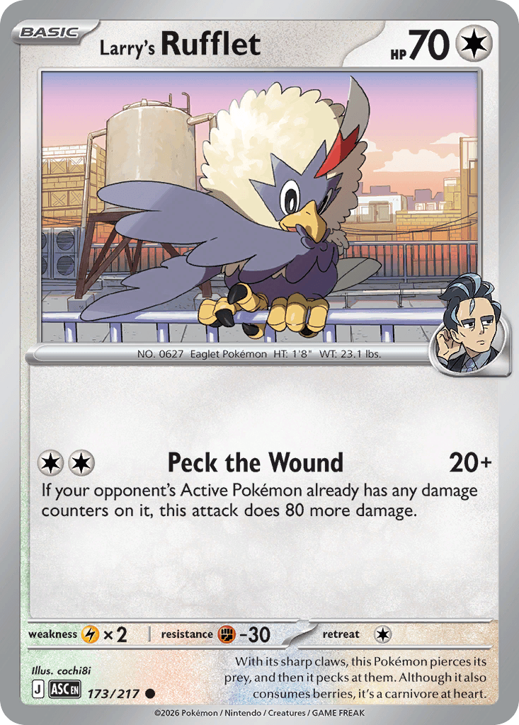 Larry's Rufflet (Poke Ball) Ascended Heroes #173