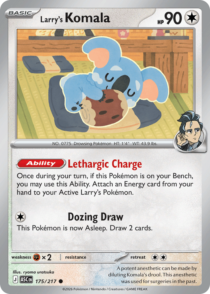 Larry's Komala (Energy Symbol Pattern) Ascended Heroes #175