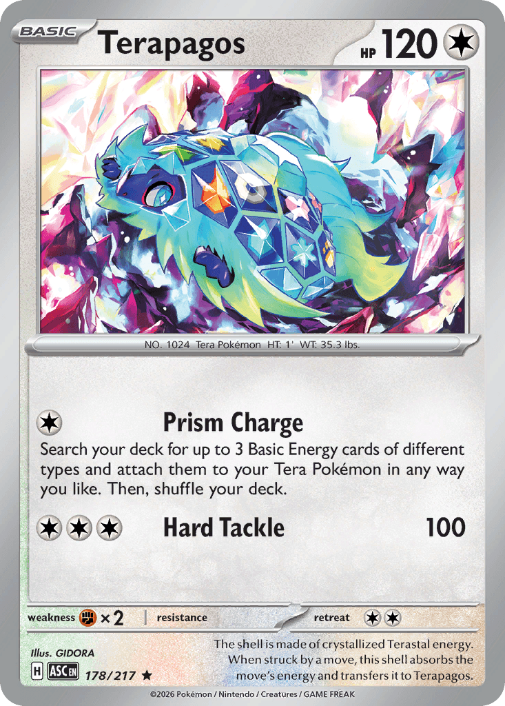 Terapagos (Love Ball) Ascended Heroes #178