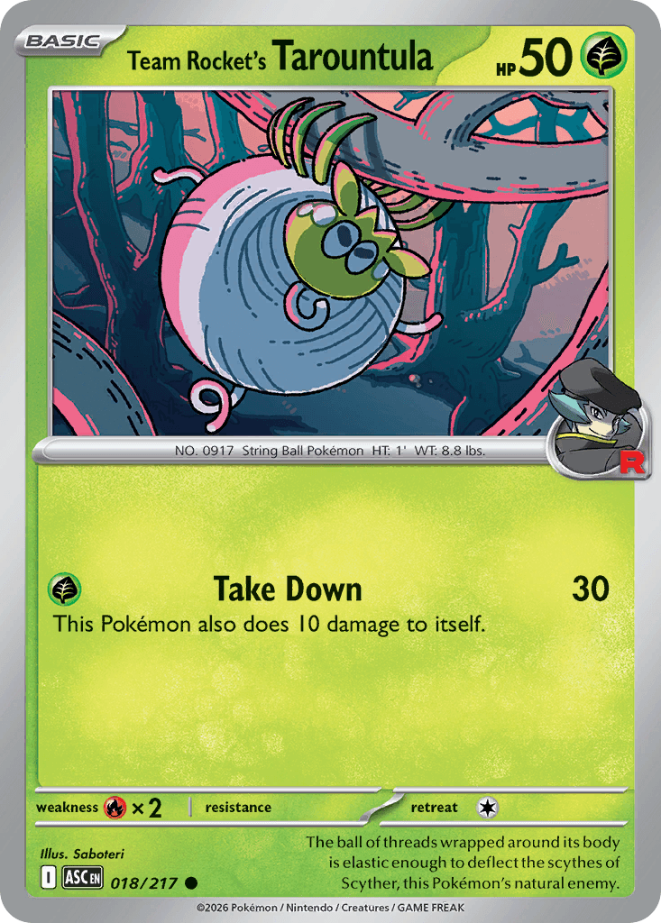 Team Rocket's Tarountula (Team Rocket) Ascended Heroes #18