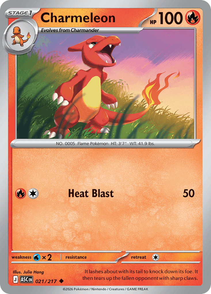 Charmeleon (Energy Symbol Pattern) Ascended Heroes #21