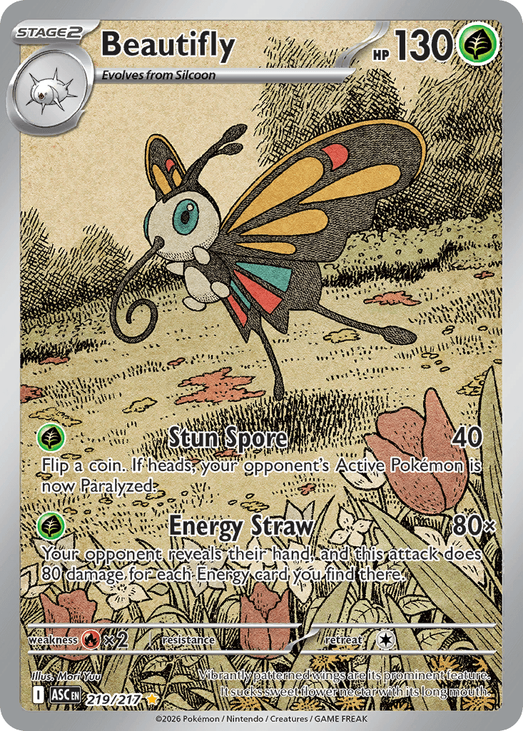 Beautifly Ascended Heroes #219