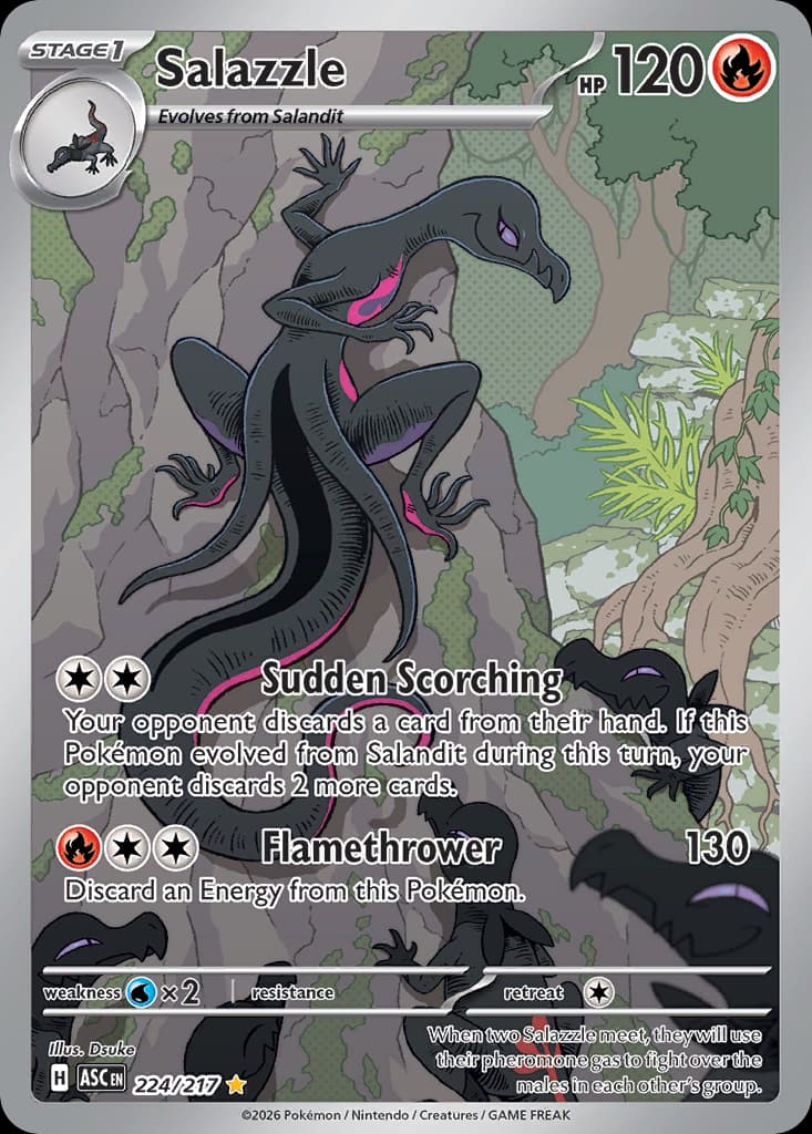 Salazzle Ascended Heroes #224