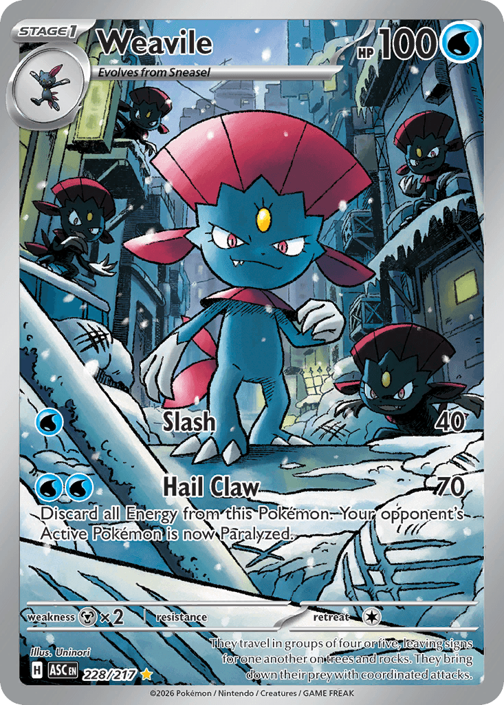 Weavile Ascended Heroes #228