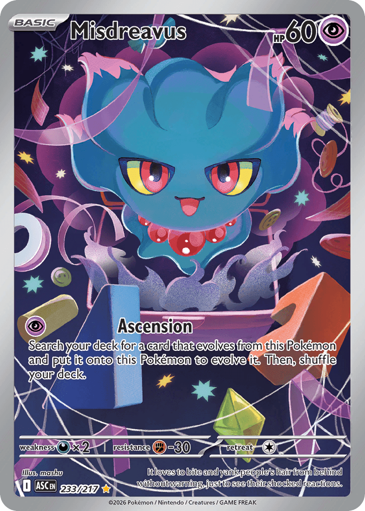 Misdreavus Ascended Heroes #233