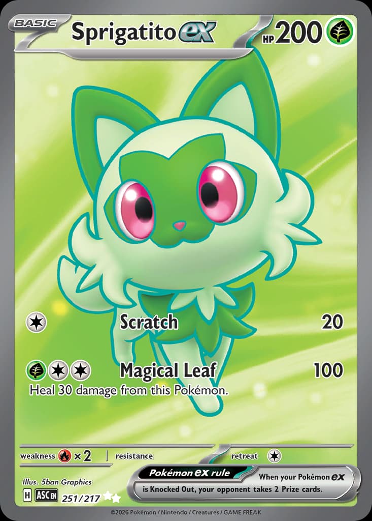 Sprigatito ex Ascended Heroes #251