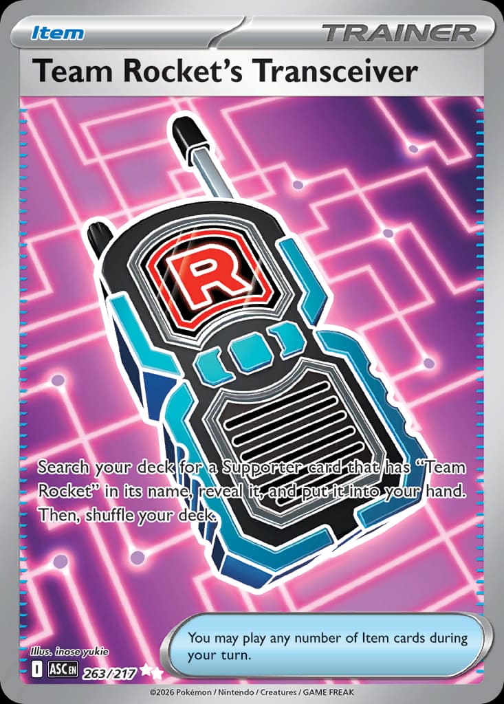 Team Rocket's Transceiver Ascended Heroes #263