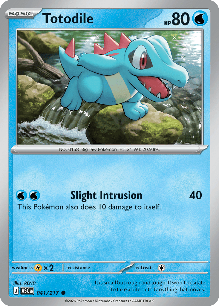 Totodile (Friend Ball) Ascended Heroes #41
