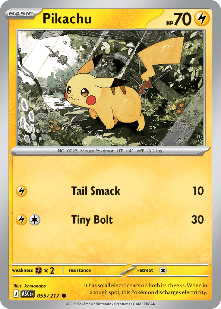 Pikachu (Friend Ball) Ascended Heroes #55