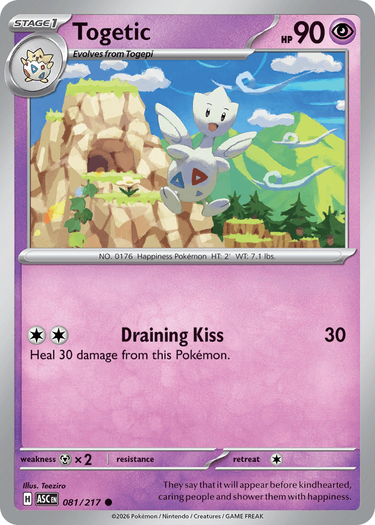 Togetic (Love Ball) Ascended Heroes #81