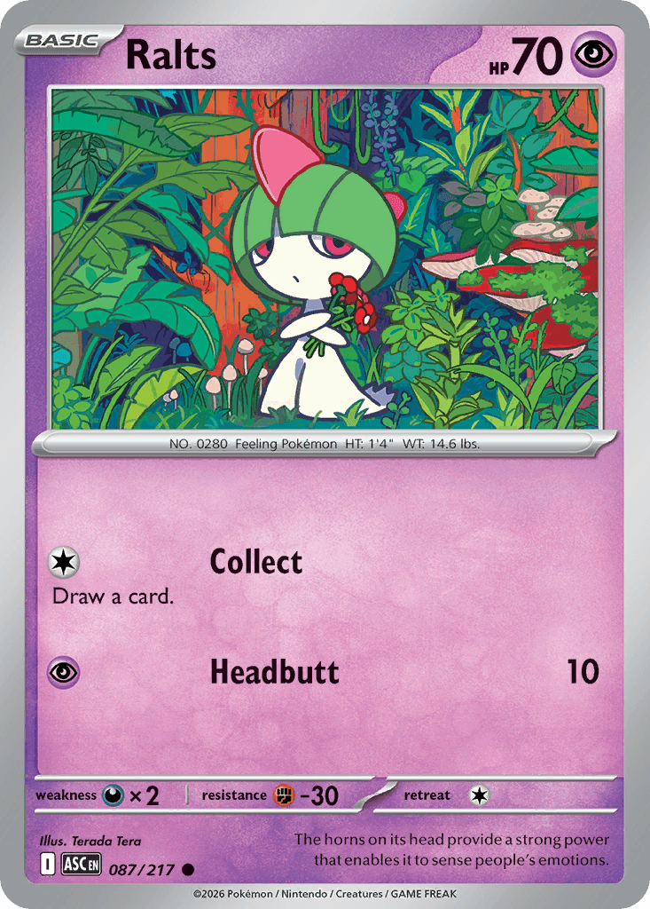 Ralts (Love Ball) Ascended Heroes #87