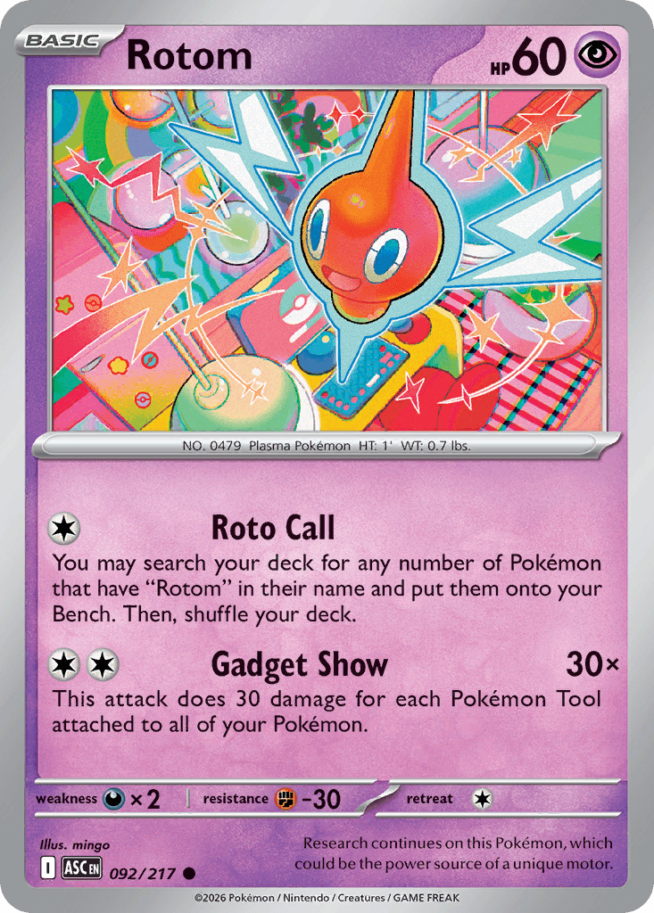 Rotom (Dusk Ball) Ascended Heroes #92