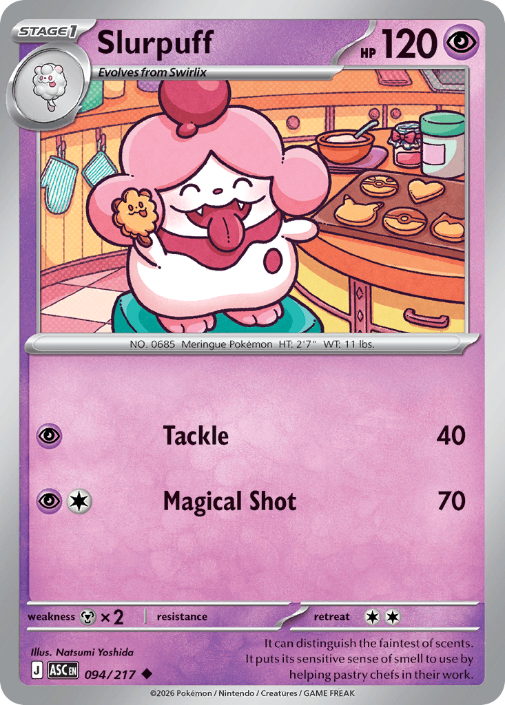 Slurpuff - 094/217 (Love Ball) Ascended Heroes #94