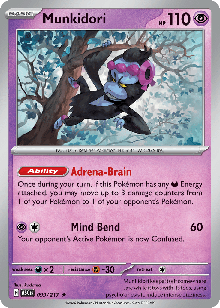 Munkidori (Energy Symbol Pattern) Ascended Heroes #99