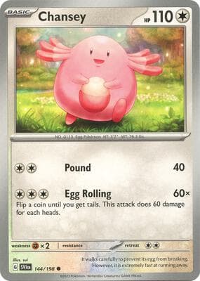 Chansey Scarlet & Violet #144