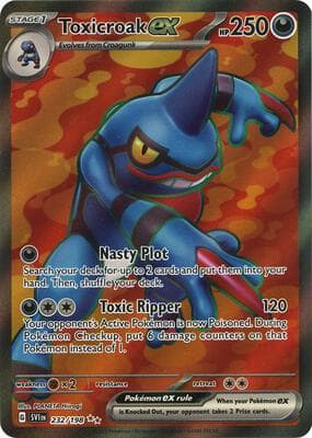 Toxicroak ex Scarlet & Violet #232
