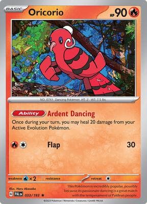 Oricorio Paldea Evolved #33
