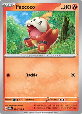 Fuecoco Paldea Evolved #34