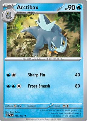 Arctibax Paldea Evolved #59