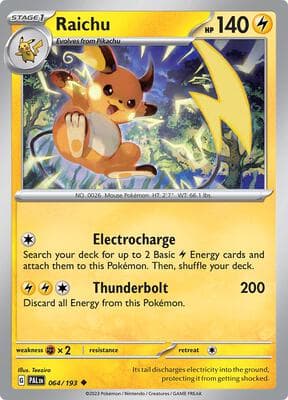 Raichu Paldea Evolved #64