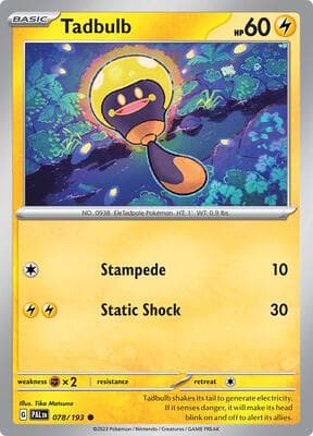 Tadbulb Paldea Evolved #78