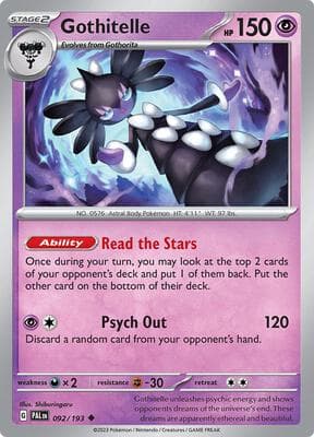 Gothitelle Paldea Evolved #92