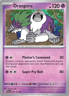 Oranguru Paldea Evolved #94