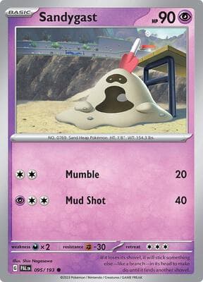 Sandygast Paldea Evolved #95