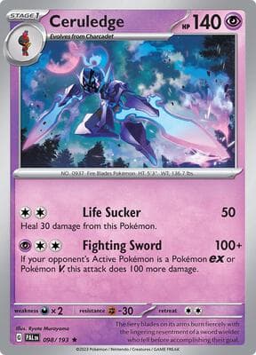 Ceruledge Paldea Evolved #98