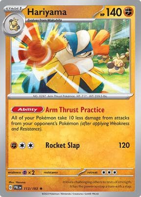 Hariyama Paldea Evolved #113