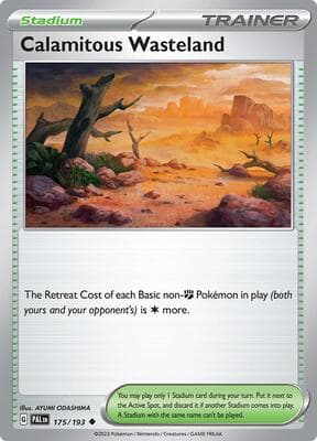 Calamitous Wasteland Paldea Evolved #175