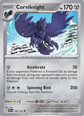 Corviknight Paldea Evolved #148