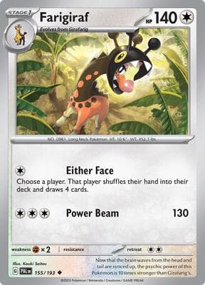 Farigiraf Paldea Evolved #155
