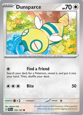 Dunsparce Paldea Evolved #156