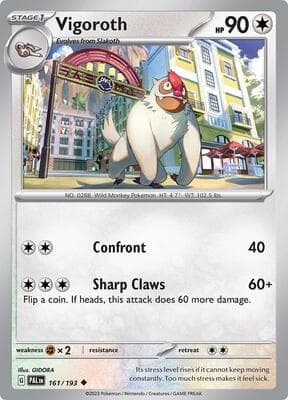 Vigoroth Paldea Evolved #161