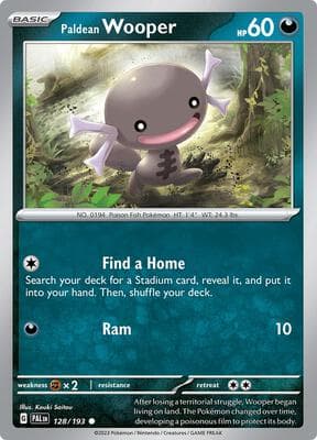 Paldean Wooper Paldea Evolved #128