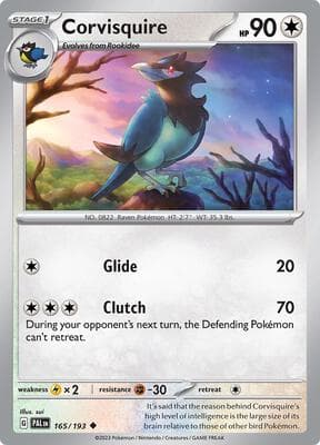 Corvisquire Paldea Evolved #165