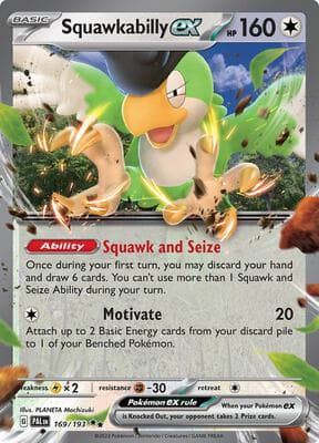 Squawkabilly ex Paldea Evolved #169