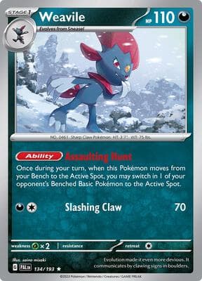 Weavile Paldea Evolved #134